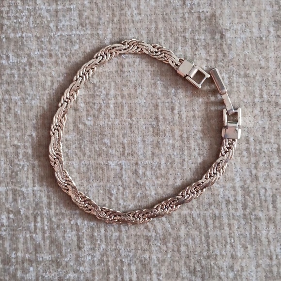 Multi Woven Gold Tone Bracelet - Picture 1 of 8